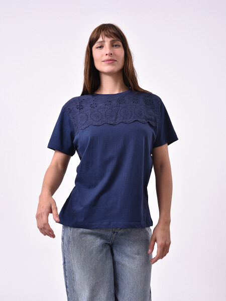 REMERA GENOVA AZUL OSCURO