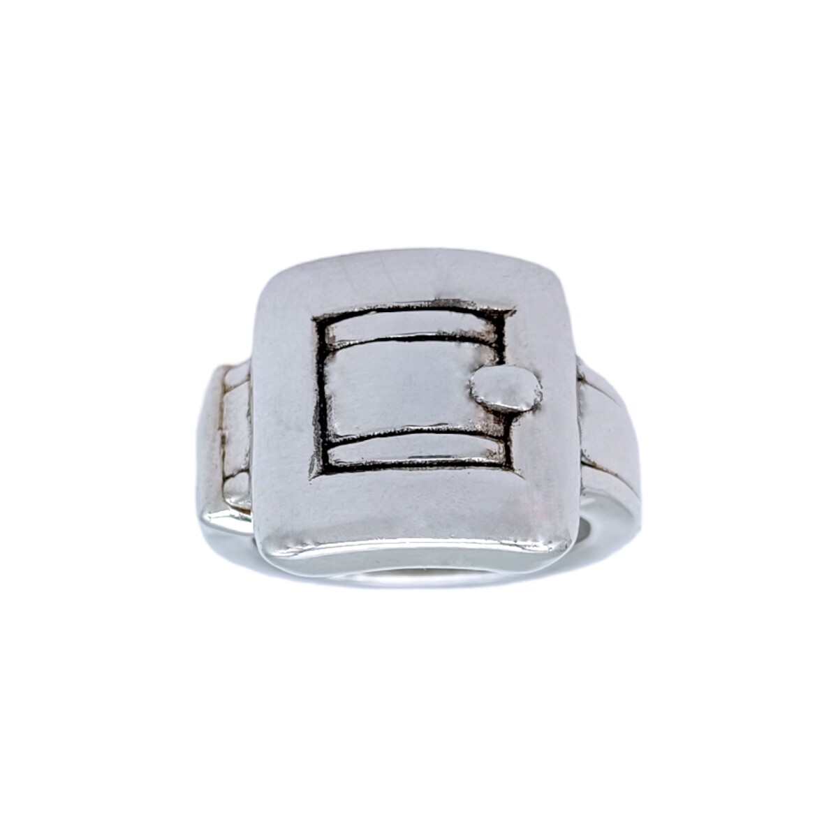 Anillo Hebilla-Plata 925 Inflada-Sin Piedra-AN3003 - sinpiedra 