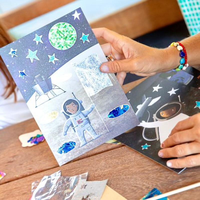 Arte con foil- aventuras espaciales Arte Con Foil- Aventuras Espaciales