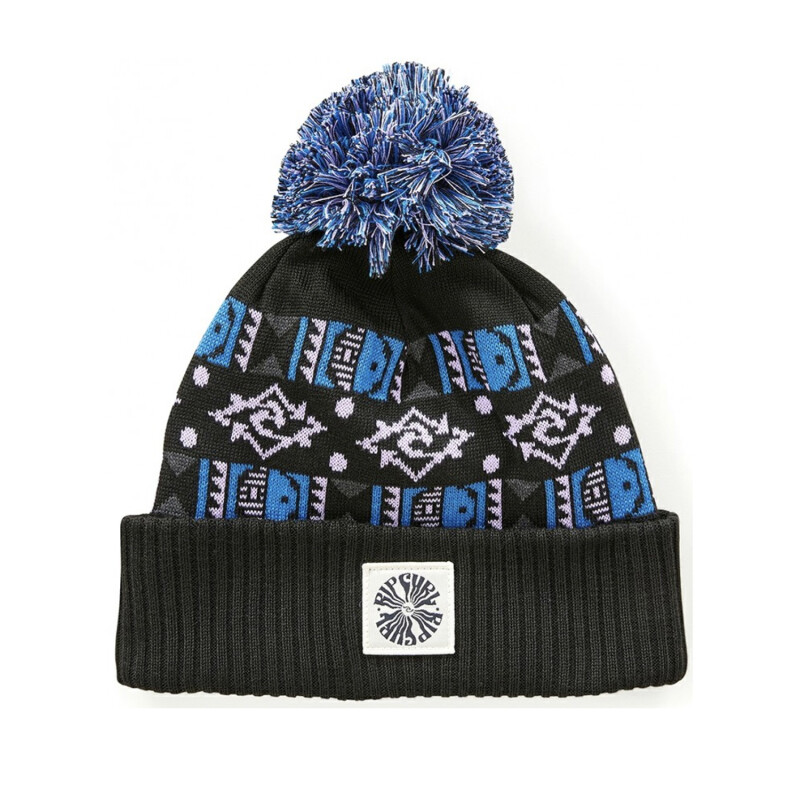 Gorro Lana Rip Curl Swc Jacquard Tall - Negro Gorro Lana Rip Curl Swc Jacquard Tall - Negro