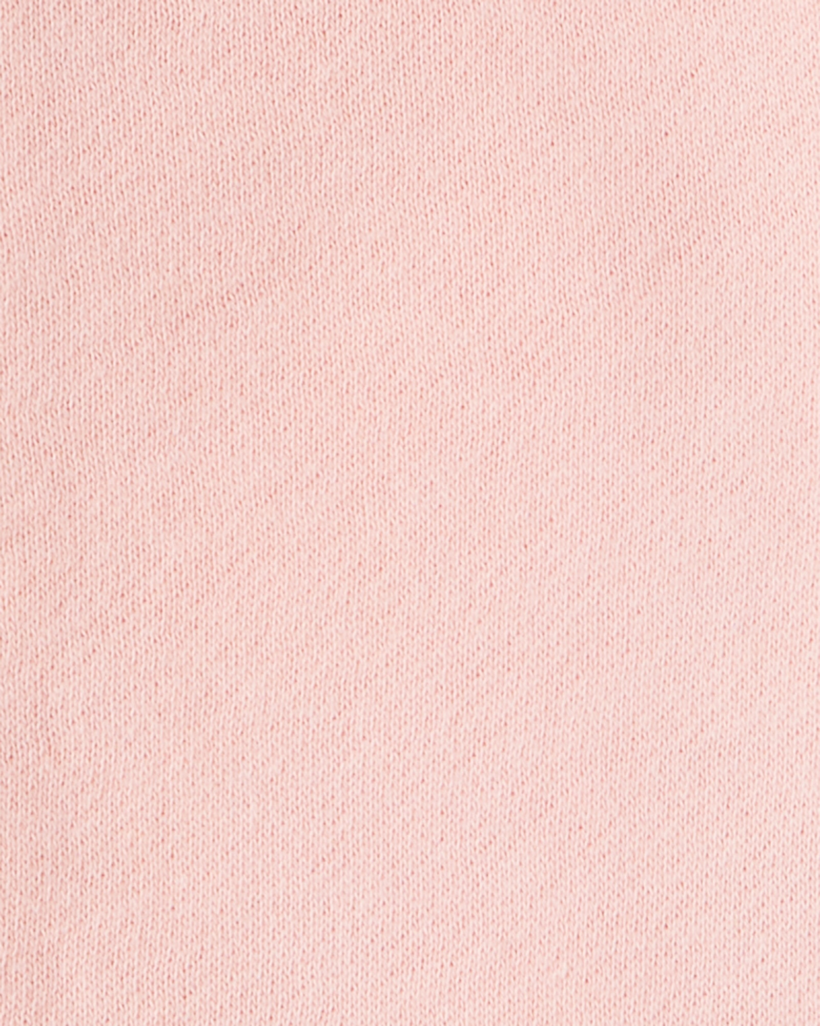 Campera de algodón con felpa, rosada Sin color