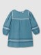 Vestido Con Ric Rac A Contraste Azul Brillante