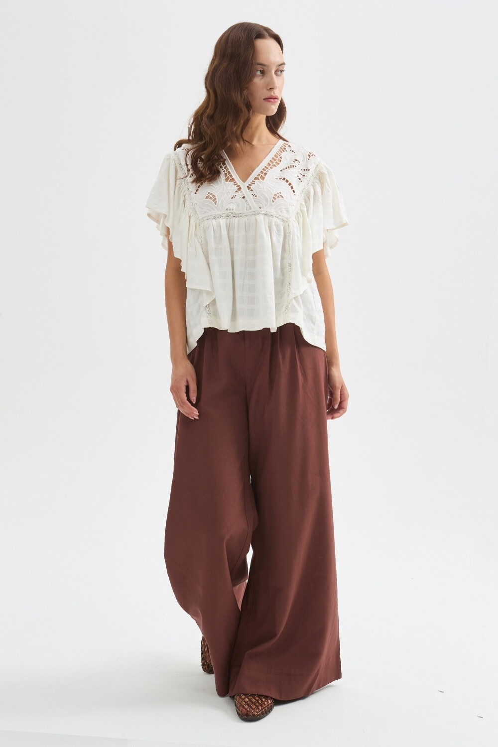 Pantalon Rafi Marron