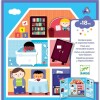 Set de stickers reposicionables House