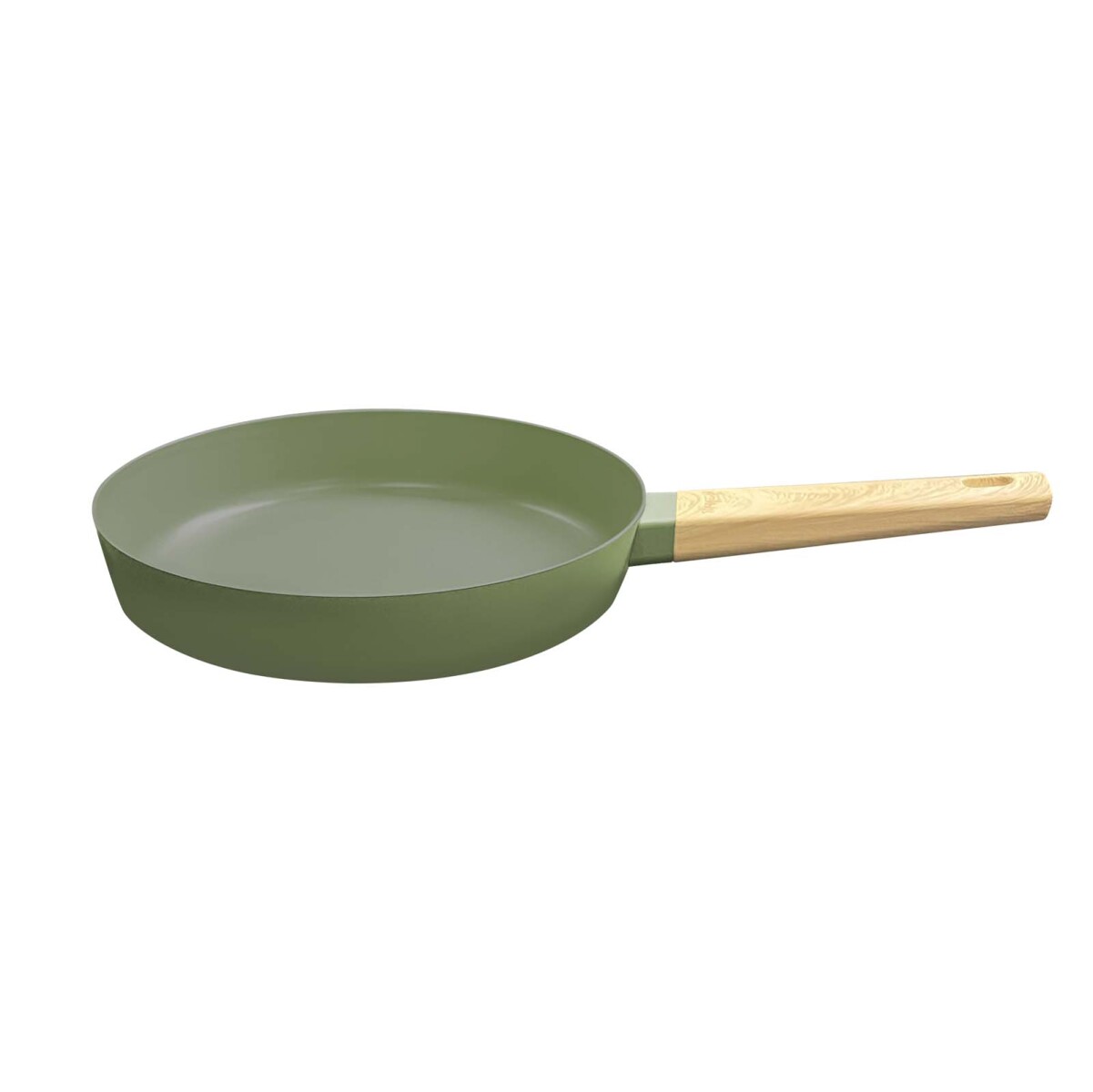 SARTEN C/ANTIADHERENTE - 20 CM ALUMINIO VERDE OLIVA 