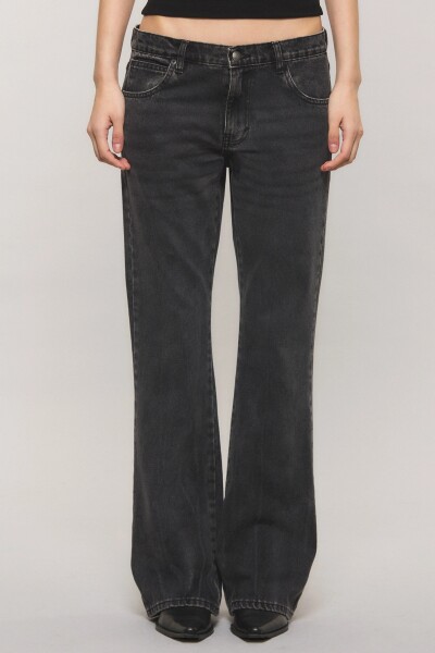 JEANS BOOTCUT MOSS BLACK Negro