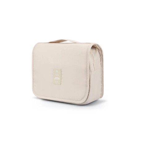 Neceser organizador con reparticiones Beige