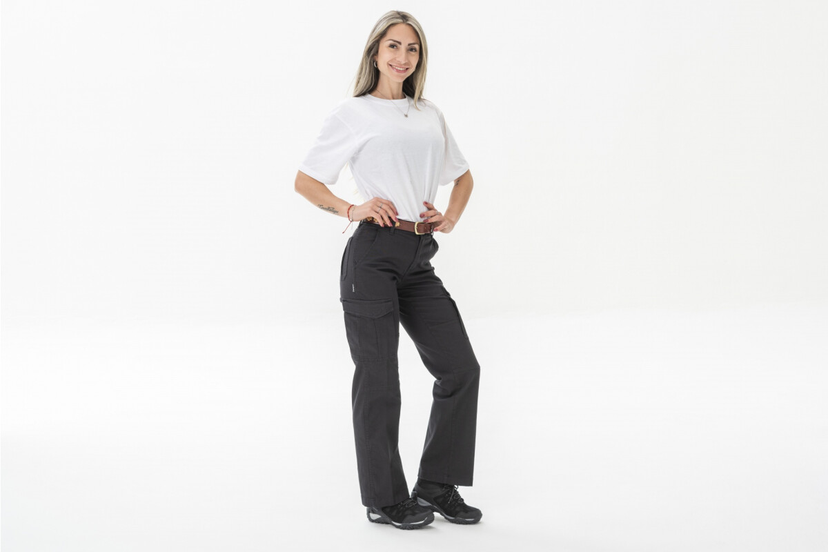 PANTALON RECTO MUJER FLEX Negro