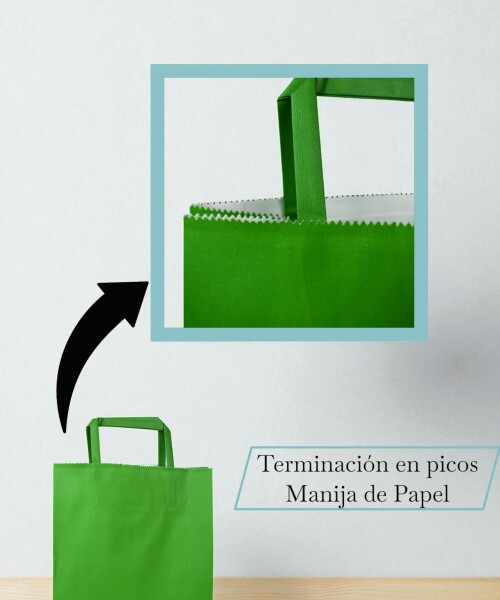 Bolsa lisa acuario 22x10x30 cm VERDE