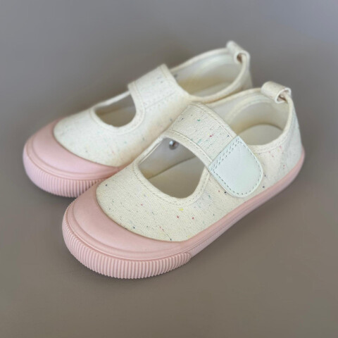 Guillermina Canvas Grip Sprinkles Rosa Marshmellow