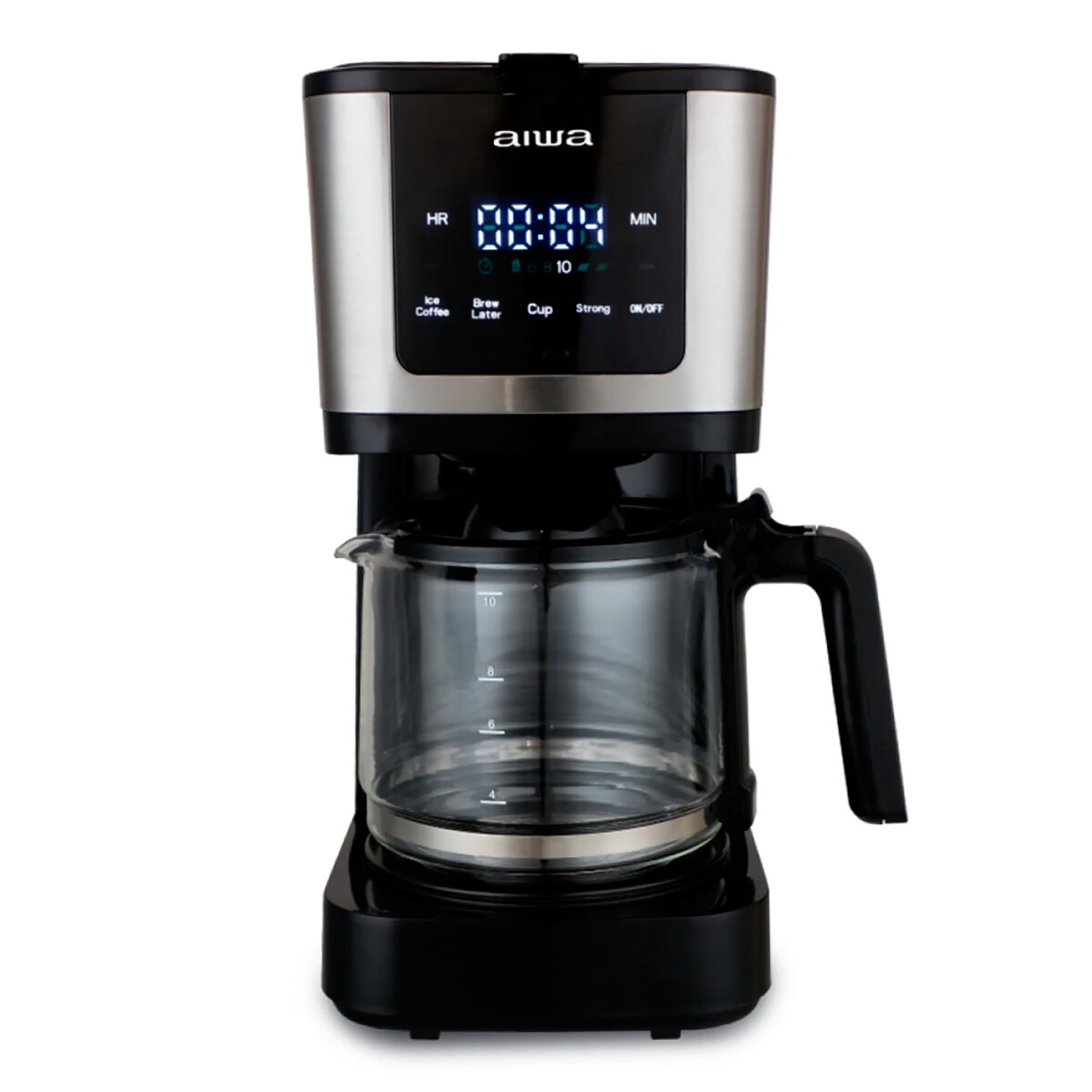 Cafetera De Filtro 10 Tazas Aiwa Aw-cd9423 Jarra De Vidrio 