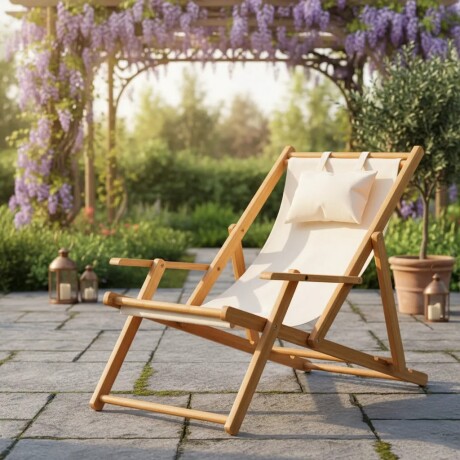 Silla Reclinable Tejida / Madera Bambú Alto 160cm x Largo 60cm Silla Reclinable Tejida / Madera Bambú Alto 160cm x Largo 60cm