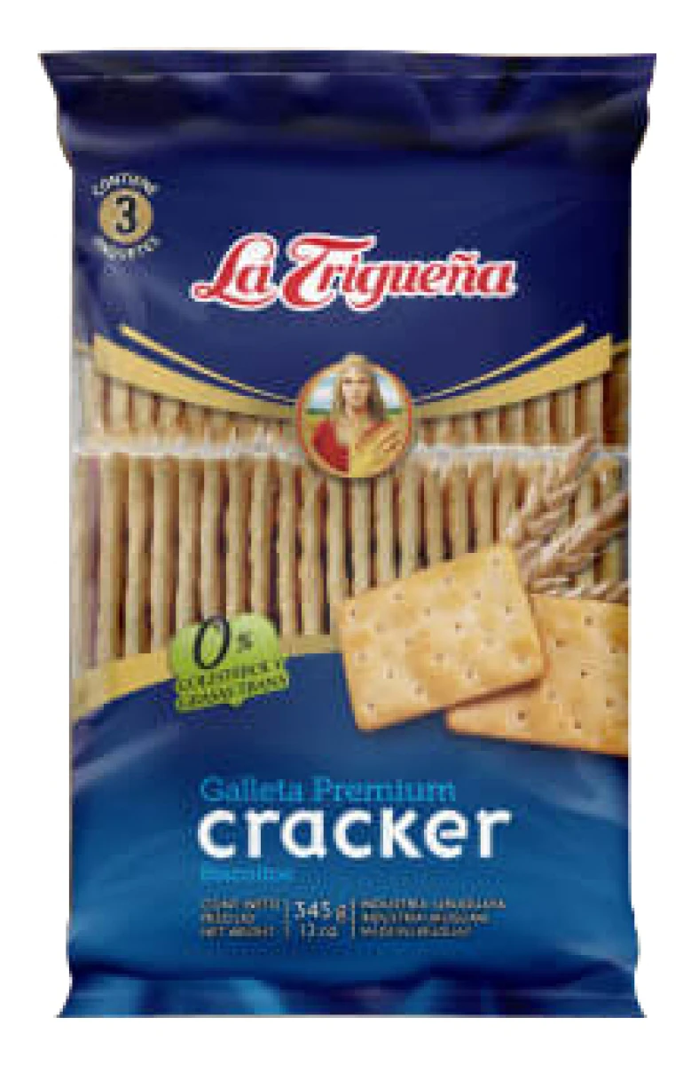 GALLETA CRACKER PREMIUM 345GR LA TRIGUEÑA 