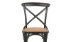 Silla Cruceta de Abedul macizo - Negra Silla Cruceta de Abedul macizo - Negra
