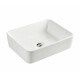Bacha Rectangular de Apoyo Blanca 48 cm 000