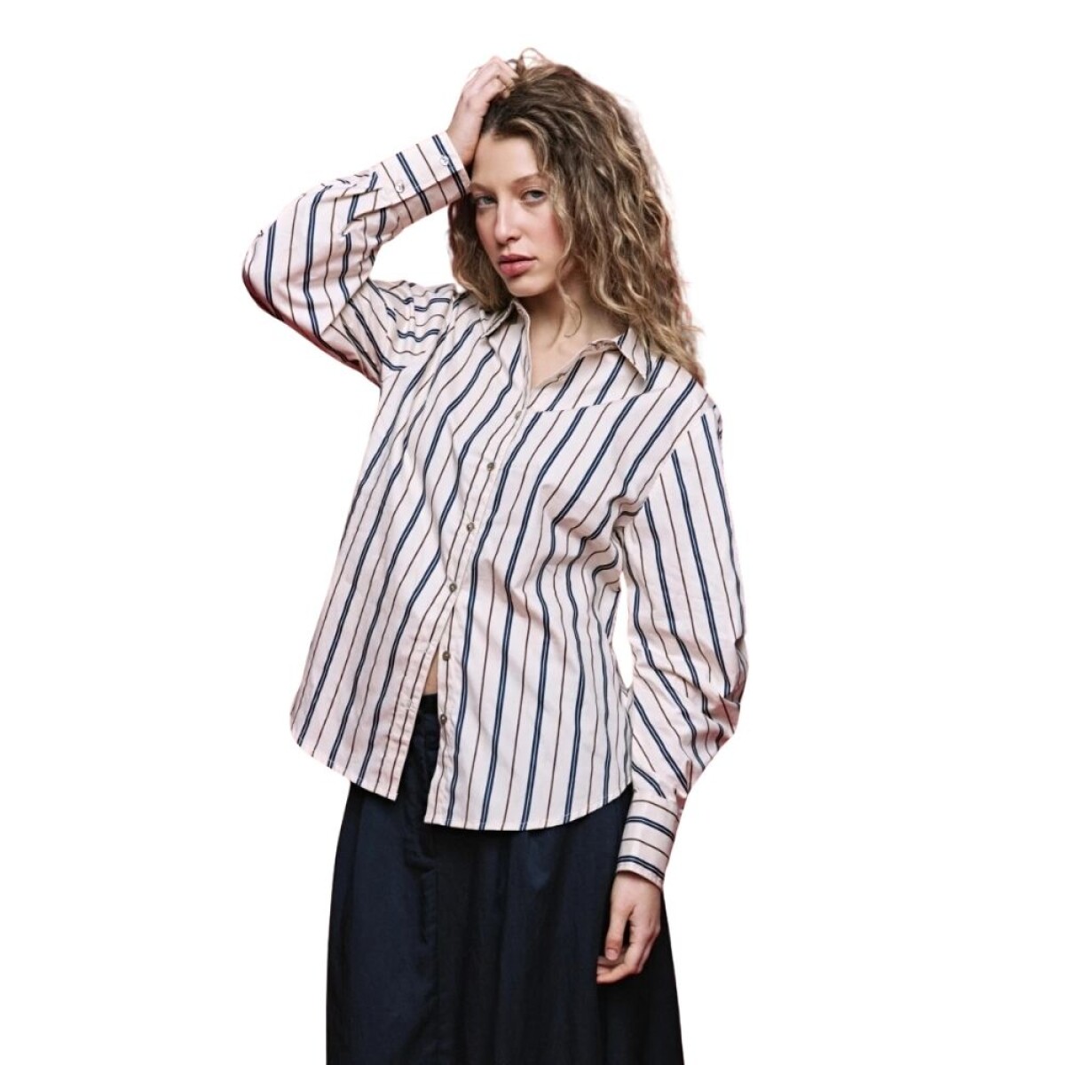 CAMISA VIÑAS XS-XL - BEIGE 