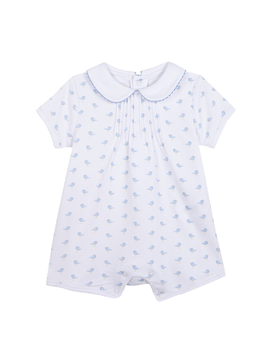 Pijama De Bebe Corto Gris