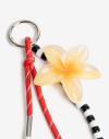 Llavero Cordón Llavero Y Bag Charm Flor Hawaiana - Combinacion Multicolor