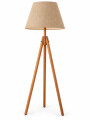 LAMPARA DE PIE TRIPODE BEIGE