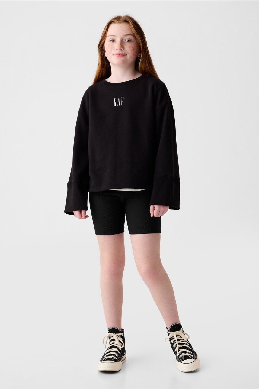 Calza Biker Niña Black