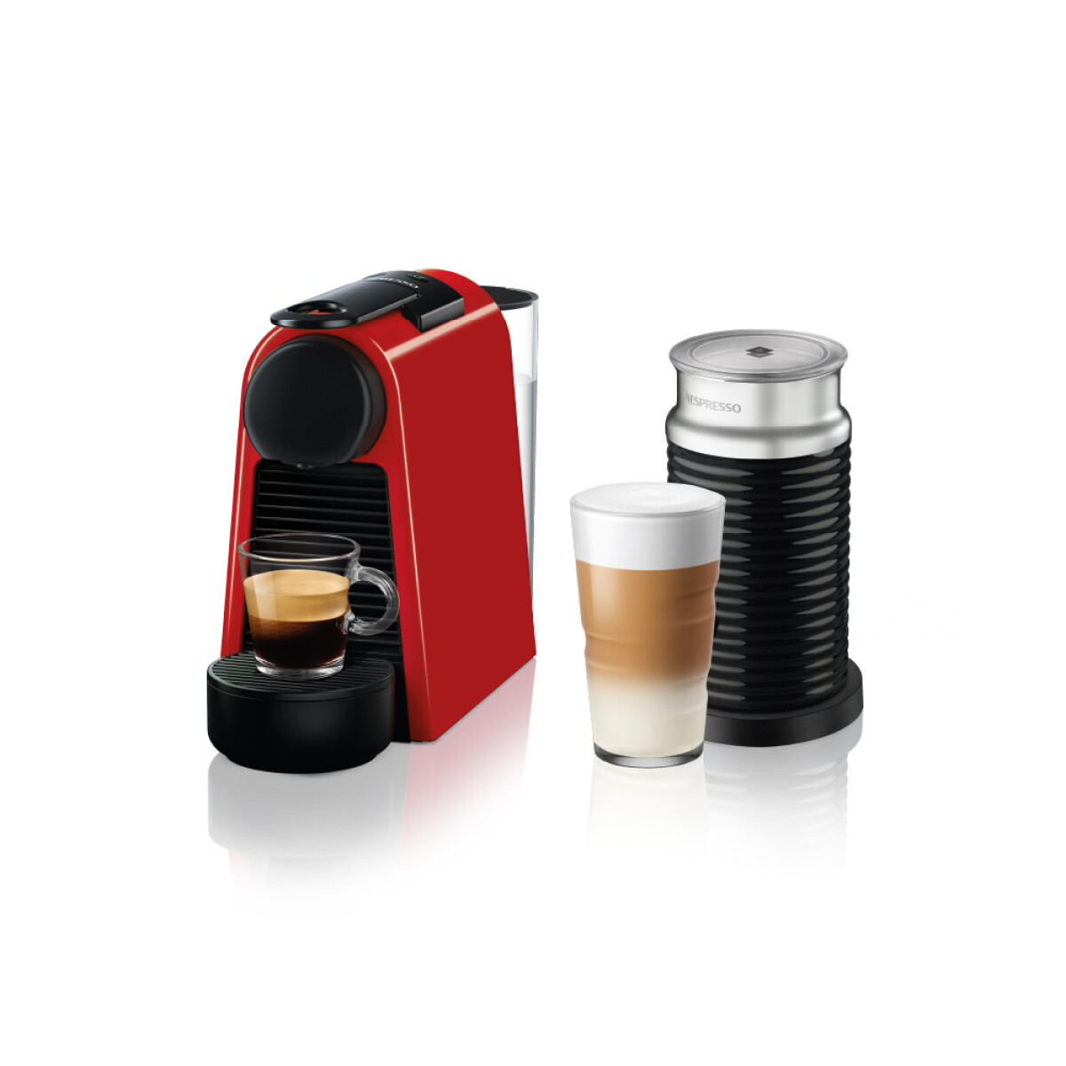 Cafetera Nespresso Essenza Mini D Range + Aeroccino ESSZDRAERO + Cápsulas de obsequio 