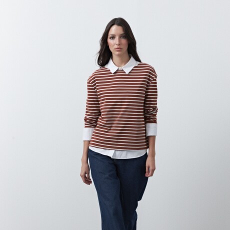 REMERA CHILA Marrón Corteza