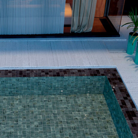 CERAMICA PARA PISCINA DE 20X20 CERAMICA PARA PISCINA VERDE DESTONIFICADO RUSTICO PEI IV LINEA PREMIUM SERIE PALAU GAMAS DE AZUL