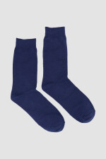 Medias de algodón de morley Azul
