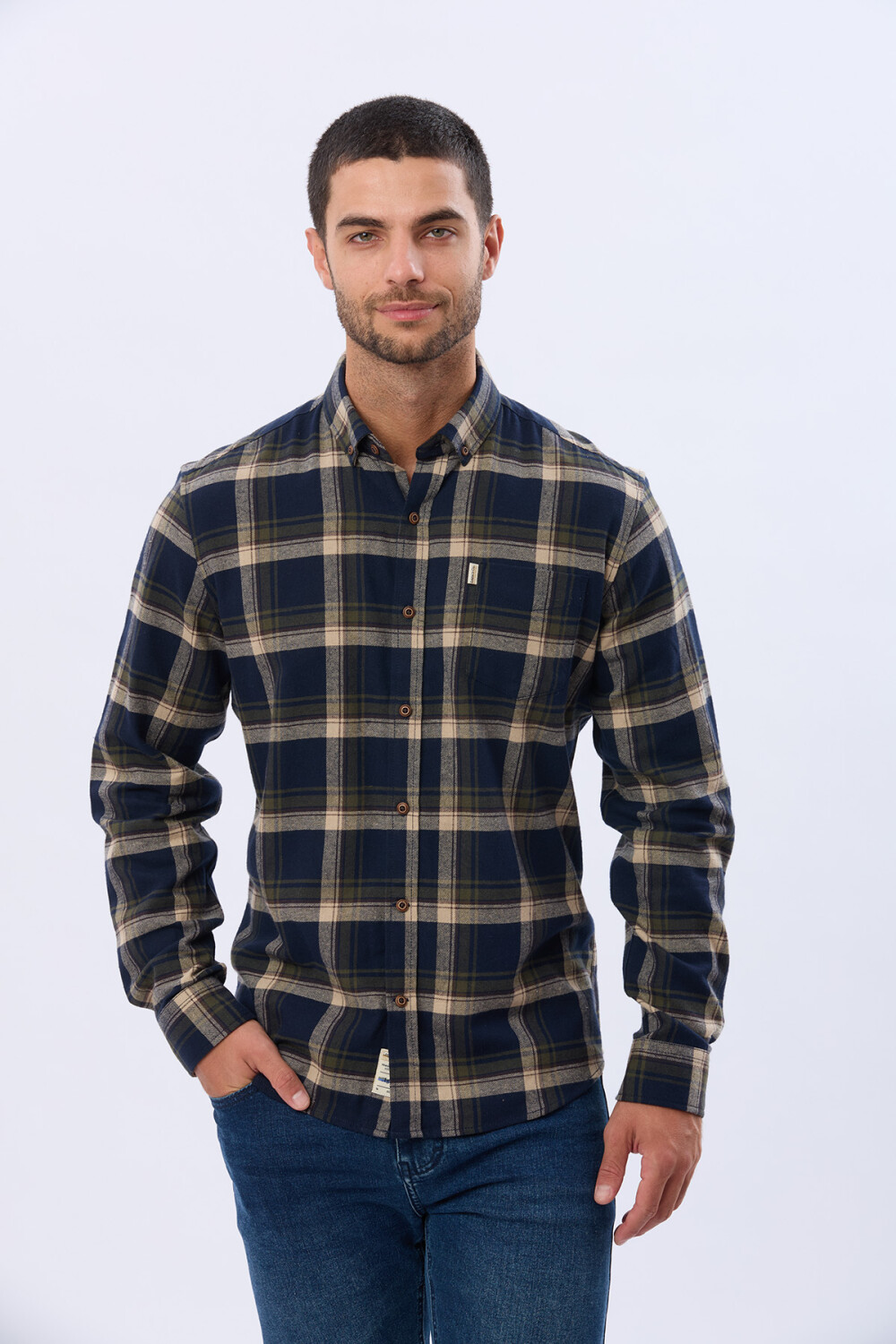 CAMISA DE VIYELA Verde