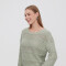 Sweater Cliya Verde Grisaceo