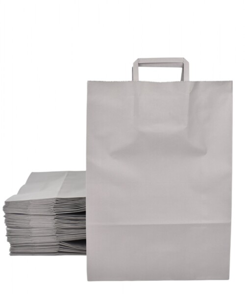Pack x 200 - bolsa lisa 30x12x41 cm. GRIS SOMBRA