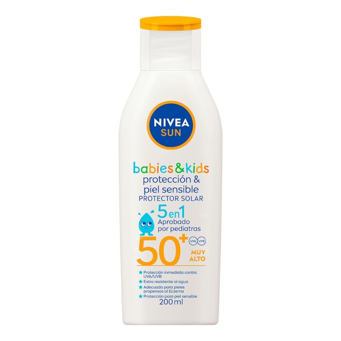 NIVEA SUN BABIES & KIDS SENSI FPS50+ FR única