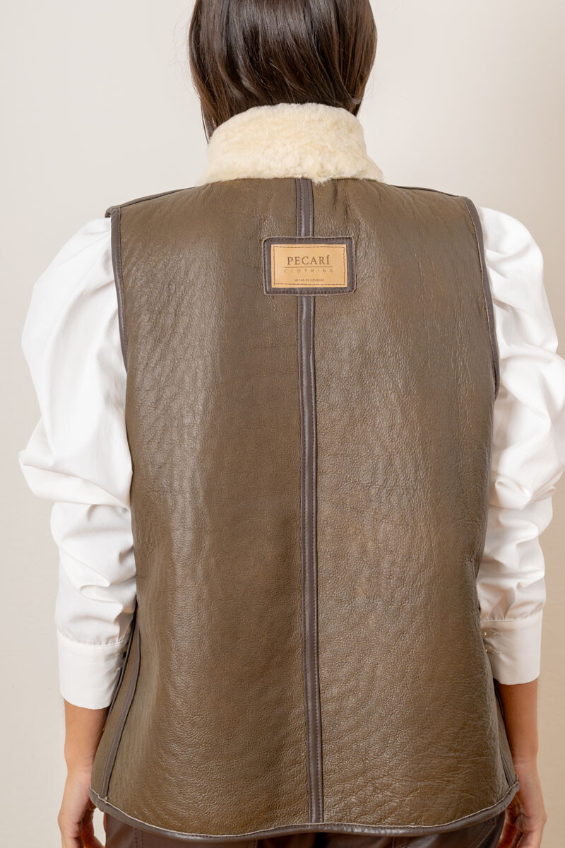 Chaleco army Beige chocolate