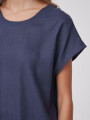 Blusa Sater Azul Piedra