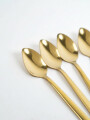 Cuchara Helado Quara, Set 4 Un. Dorado
