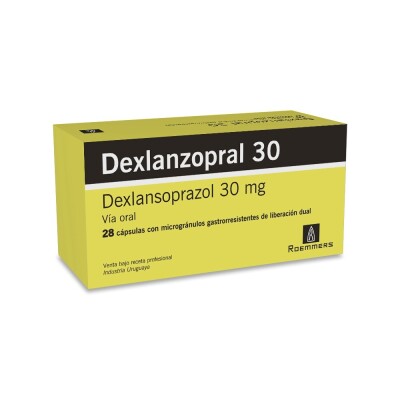Dexlanzopral 30 Mg. 28 Caps. Dexlanzopral 30 Mg. 28 Caps.