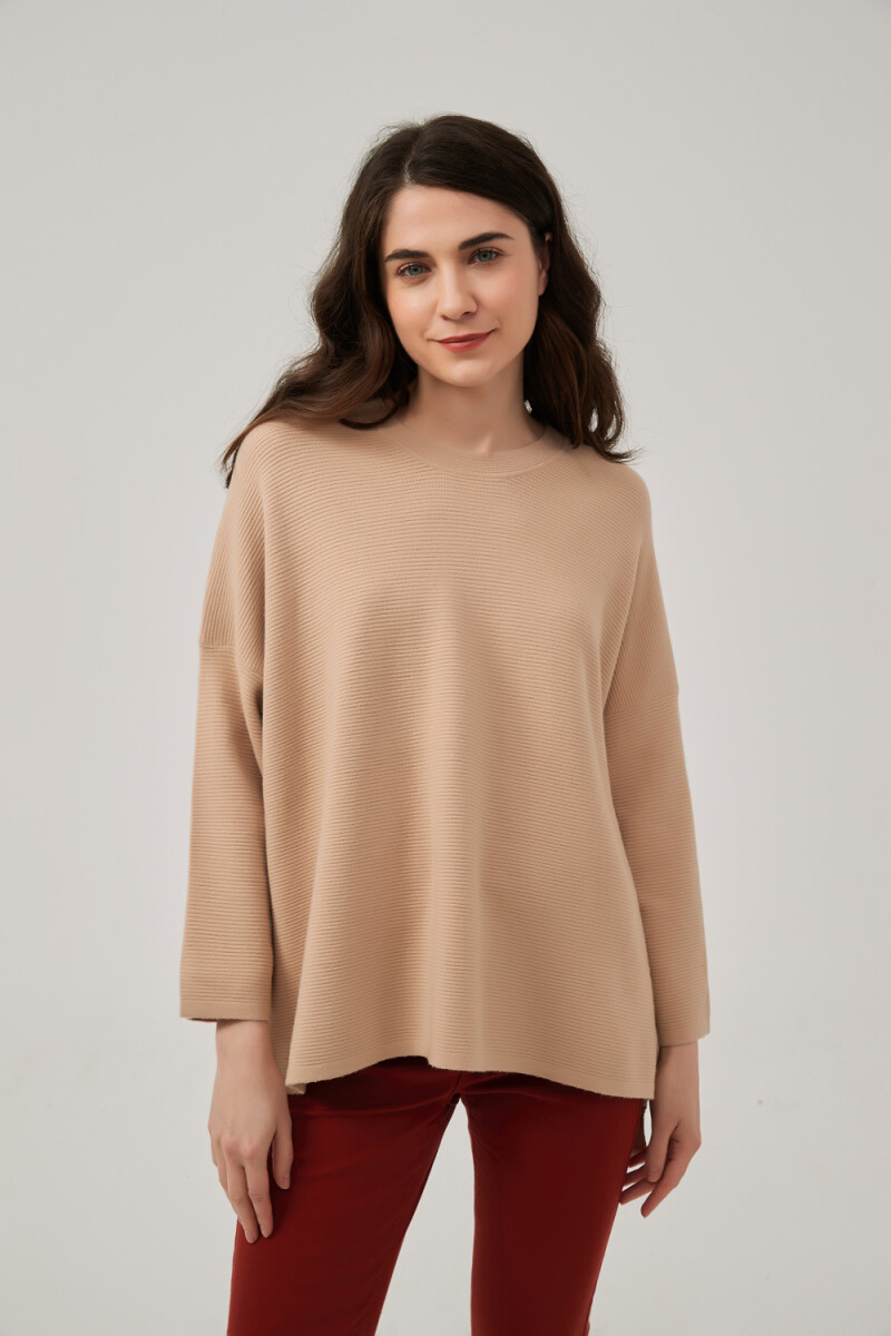 Sweater Lacara - Beige Claro 