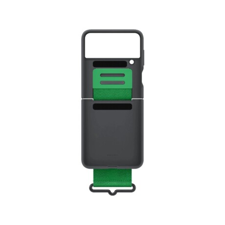Funda Samsung Silicone Case con Correa para Galaxy Z Flip4 Black