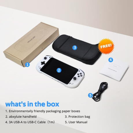 Consola Portátil De Mano Abxylute Gaming 7" 4gb 64gb 001