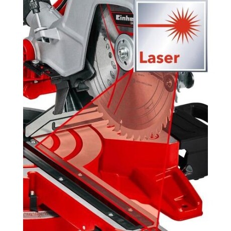 Sierra Ingletadora Einhell con guía láser 10'' 1800W Sierra Ingletadora Einhell con guía láser 10'' 1800W