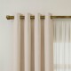 Barrote cortina doble de metal 1,5 m + 2 Soportes ORO VIEJO