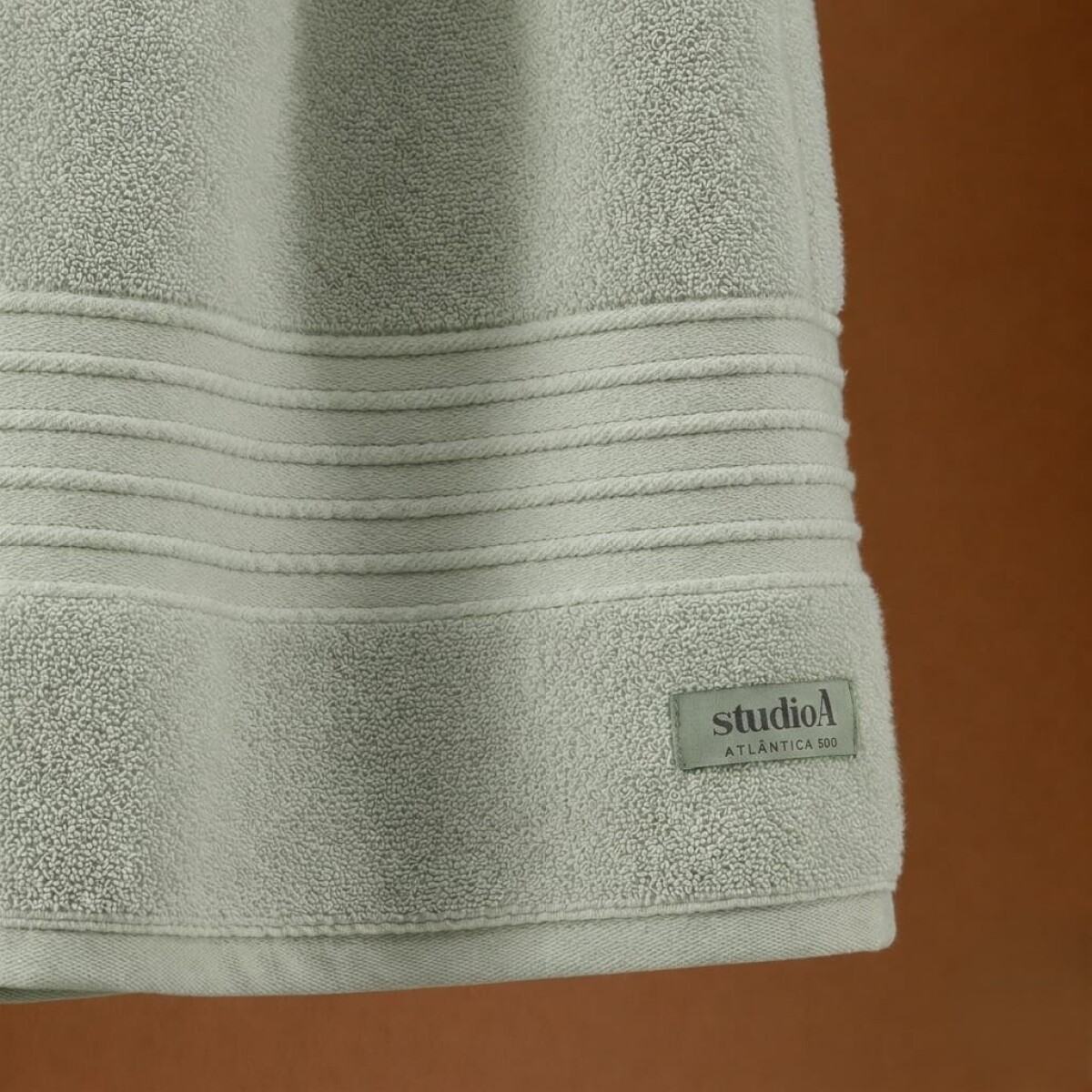 Toalla De Baño Para Rostro Absorbente Amare 50 X 80 Cm - Verde orvalho 