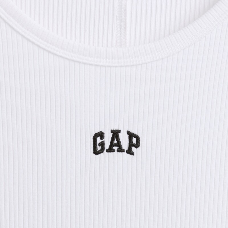 INTL LS MOD RIB CROP TEE FRESH WHITE