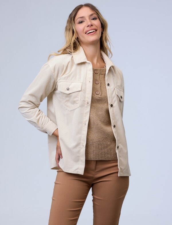 Sobrecamisa Corderoy CRUDO