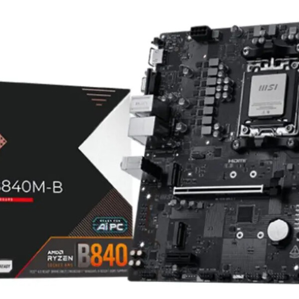 Msi Motherboard Prob840mb Am5 D5 PLACA MADRE MSI PRO B840MB AM5