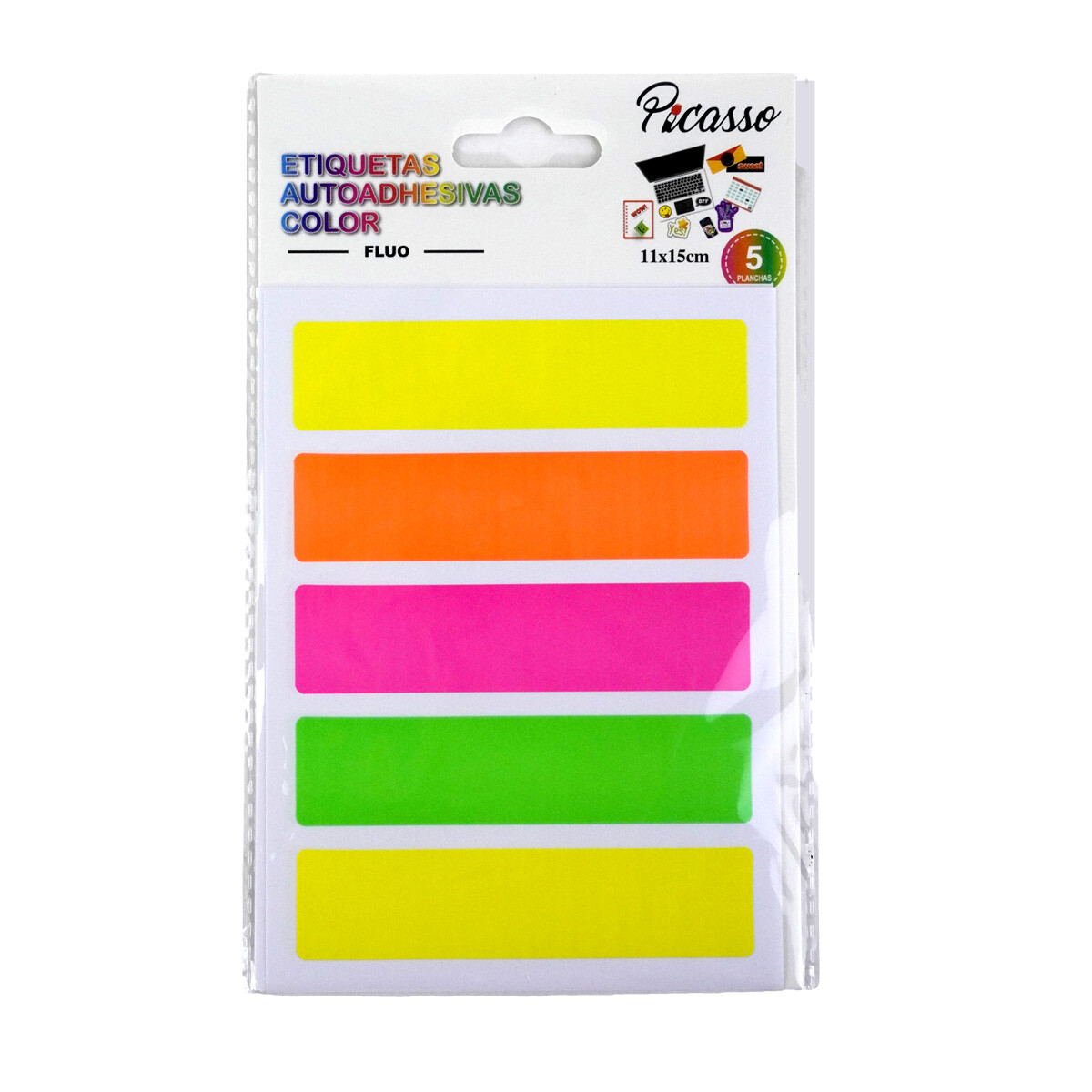 ETIQUETAS CUADERNOS FLUO 