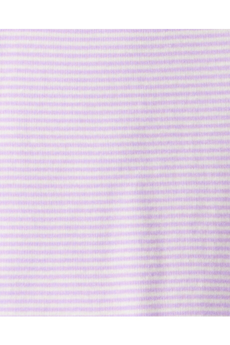 Pijama cuatro piezas de algodón, dos remeras manga larga y dos pantalones, diseño espacial Sin color