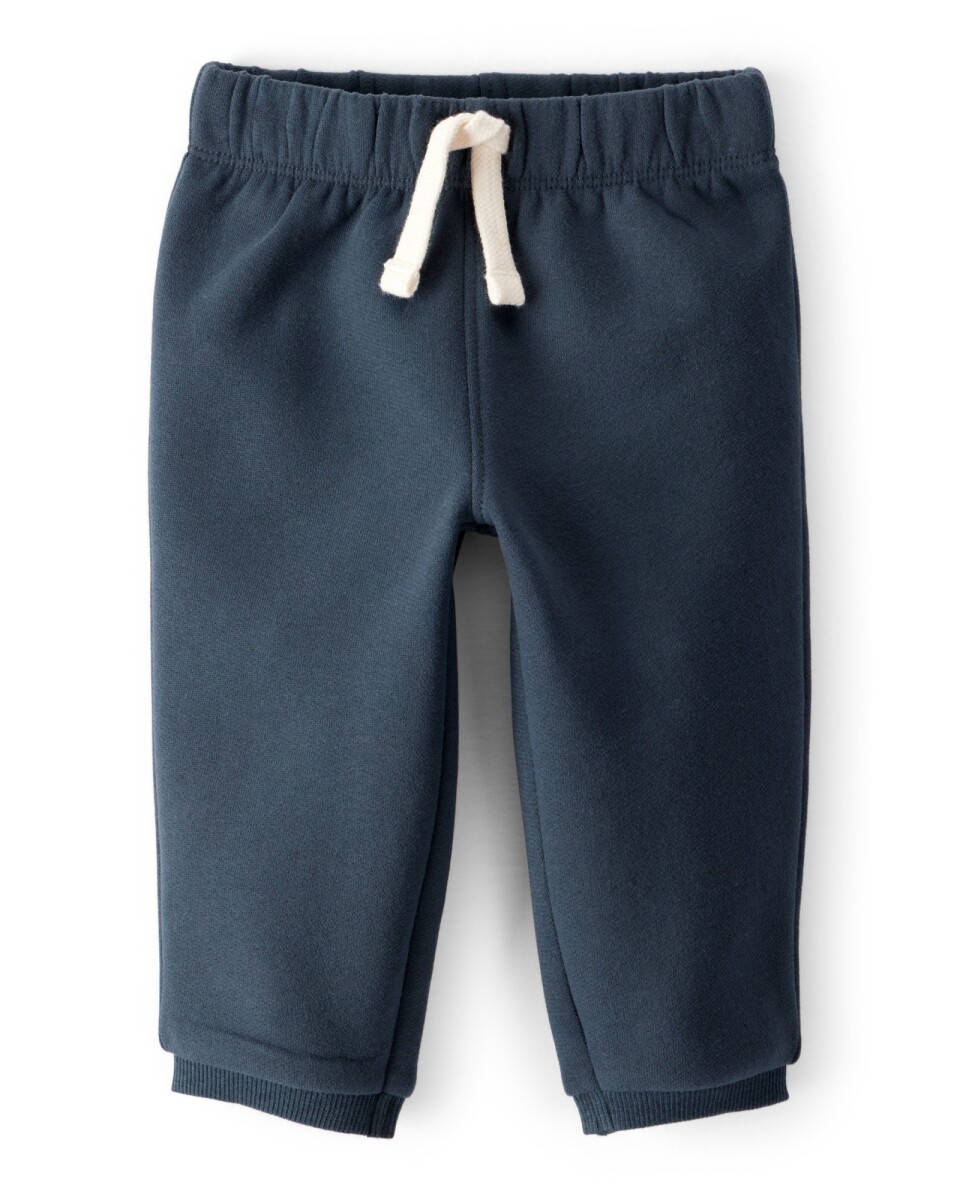 Pantalón deportivo de algodón, azul marino 