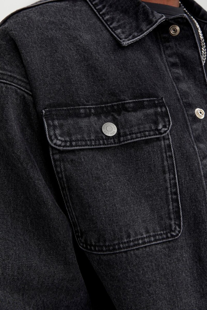 Sobrecamisa Chase Efecto Denim Black Denim