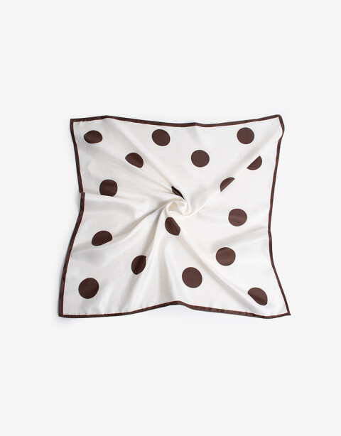 Pañuelos Raso Geométrico Pañuelo Raso Lunares - Combinacion Bicolor